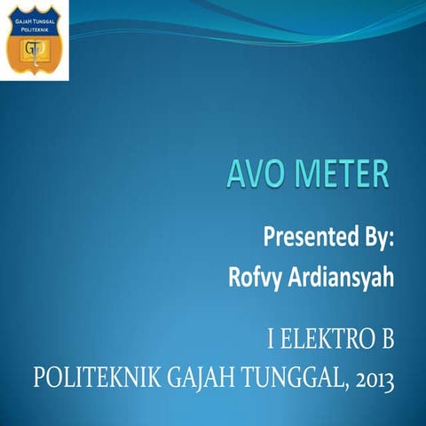 AVOmeter