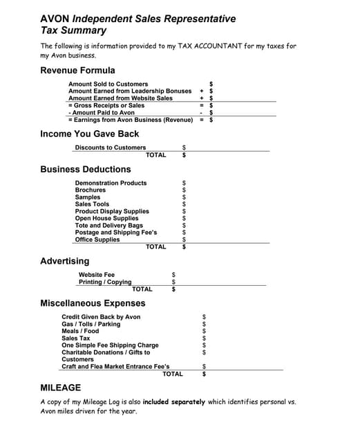 My Avon Christmas Shopping list | PDF