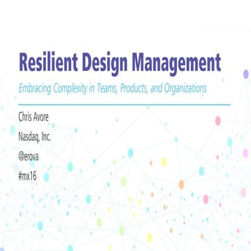 Resilient Design Management