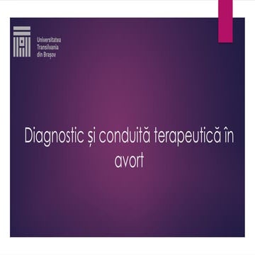 Avortul AM UNITBV ginecologie diagnostic si conduita.pptx