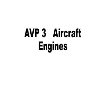 Avp 3   Aircraft Engines 