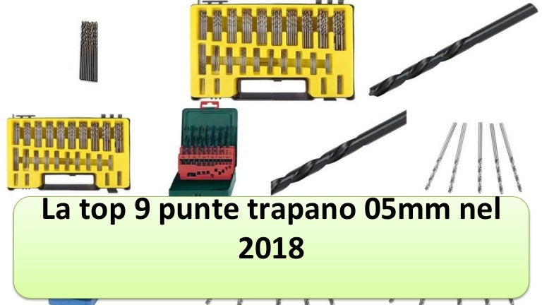 19 Pezzi Silverline DS49 HSS Set di Punte di Trapano in Titanio