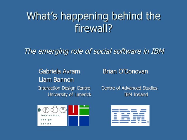 Avram ODonovan Blogtalk2008