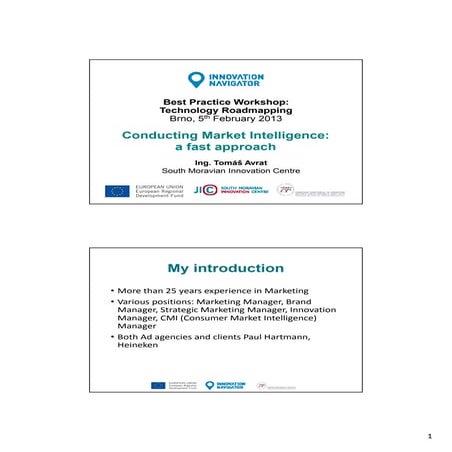 Tomáš Avrat: Conducting Market Intelligence: a fast approach