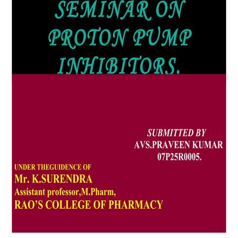proton pump inhibitors PPT