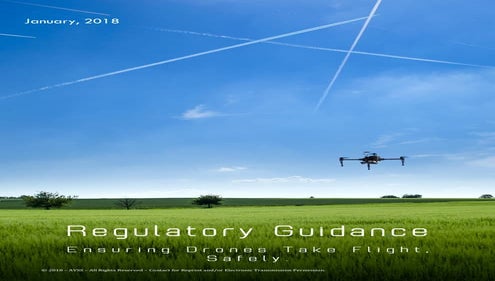 AVSS & The Institute for Drone Technology™ joint report government regulation...