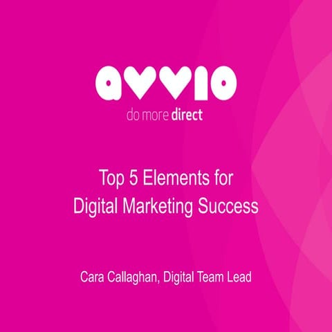 Avvio IHF Marketing Series Presentation - 300615