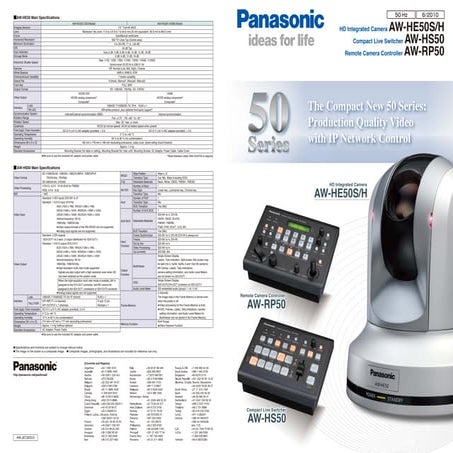 Panasonic AW-HS50