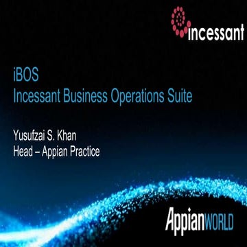 iBOS Solution - Incessant Business Operations Suite 