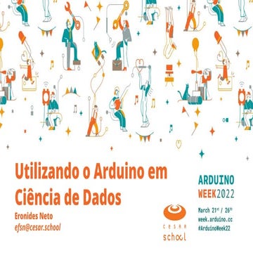 Utilizando o Arduino em Ciência de Dados - Arduino Week 2022