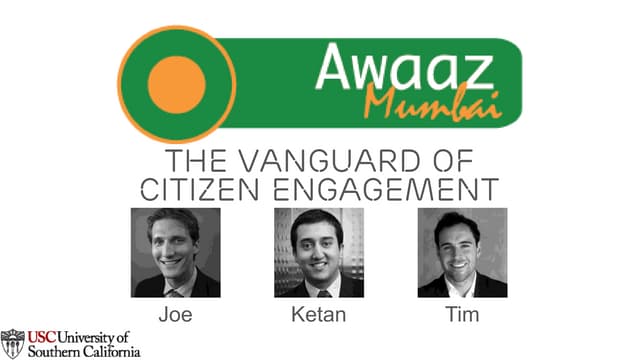Awaaz: The Vanguard of Citizen Engagement
