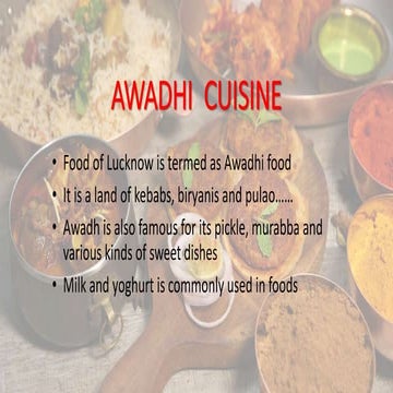 Awadhi  cuisine
