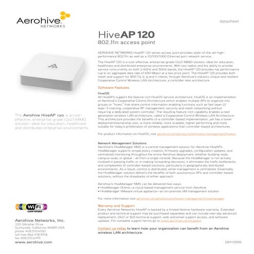 Aerohive AP 120
