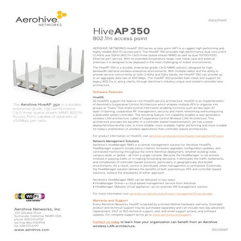 Aerohive AP 350