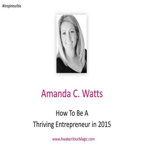 How to be a Thriving Entrepreneur