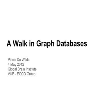 A walk in graph databases v1.0