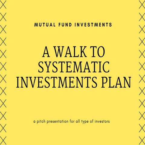 Sip(systematic investment plan) | PPTX