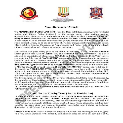 Award application form 2014-2015