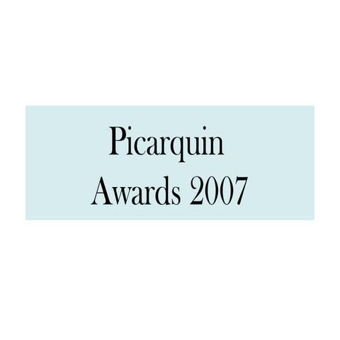 Awards Picarquin 2007