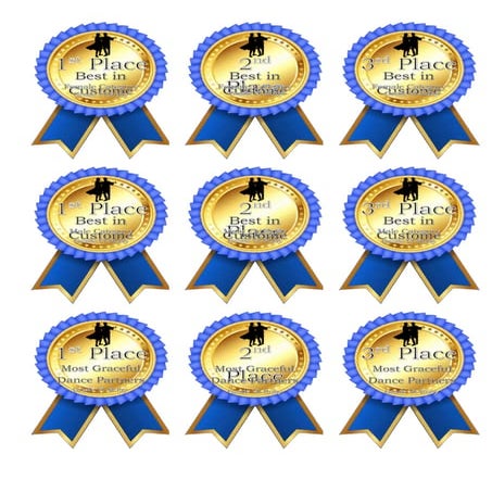 awards for folk dance ribbon ready to print | DOCX