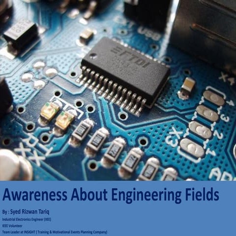 Awareness about engineering fields