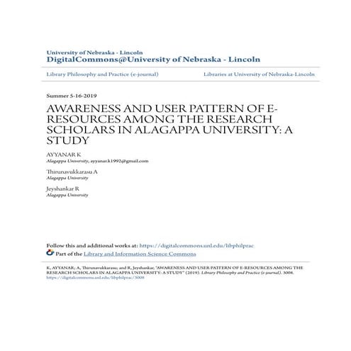 AWARENESS AND USER PATTERN OF ERESOURCES.pdf