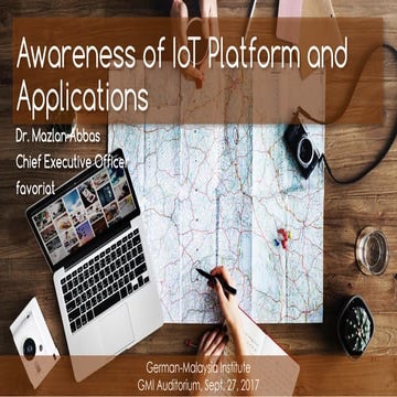 Awareness of IoT Platform and Applications