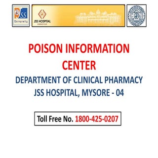 FIRST AID MEASURES IN POISONING