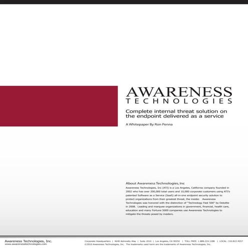 Awarenesstechnologies Intro Document