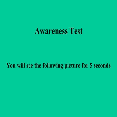awareness test