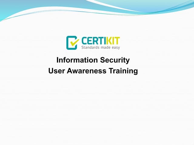 Awareness Training on Information Security