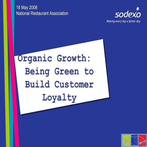 Organic Growth: Being Green to Build Customer Loyalty