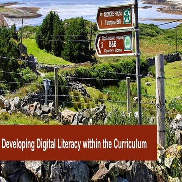 Developing Digital Literacy within the Curriculum