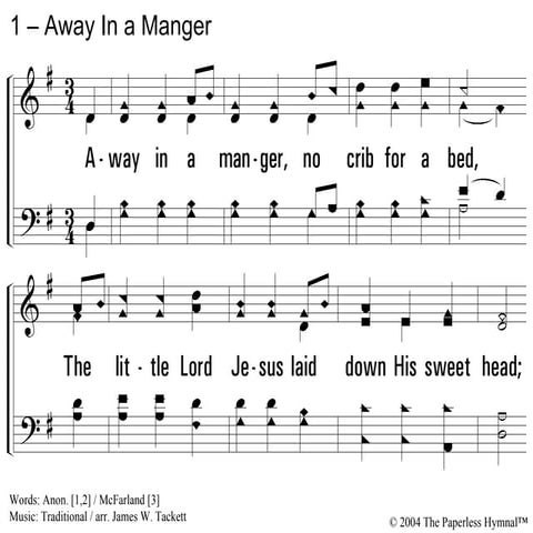Away in a manger   kirkpatrick