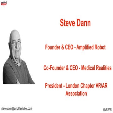 Steve Dann (Amplified Robot): Escape Room VR