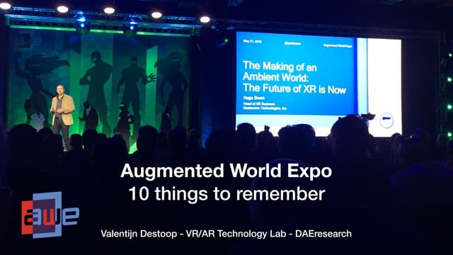 Augmented World Expo : 10 things to remember