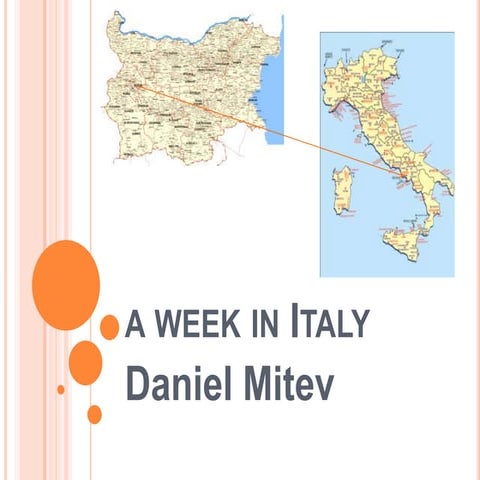 A week in italy