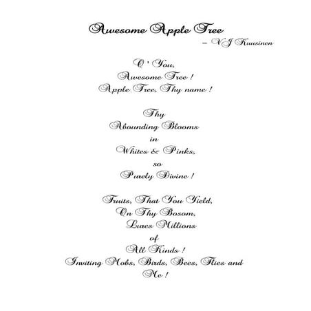 Awesome apple tree !