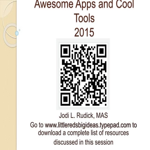 Awesome Apps and Cool Tech Tools
