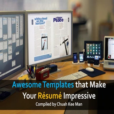 Awesome Templates that Make Your Resume Impressive | PDF