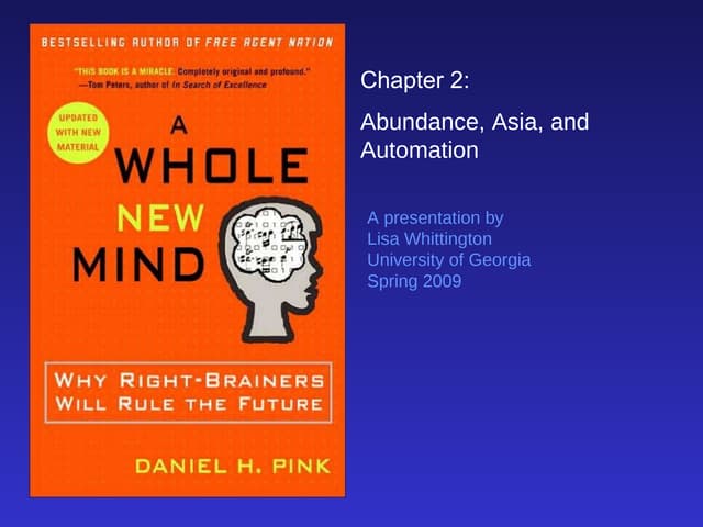 A Whole New Mind
