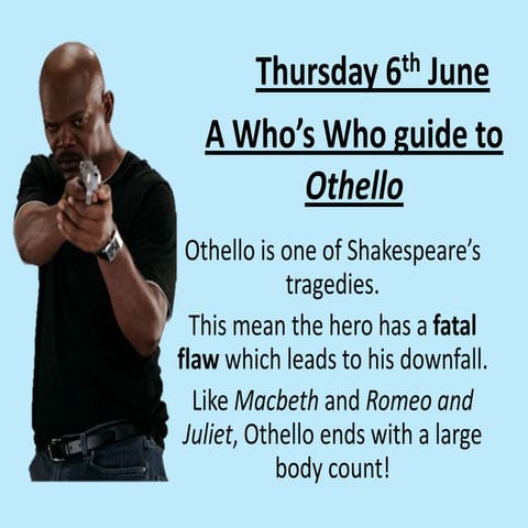 A who’s who guide to othello