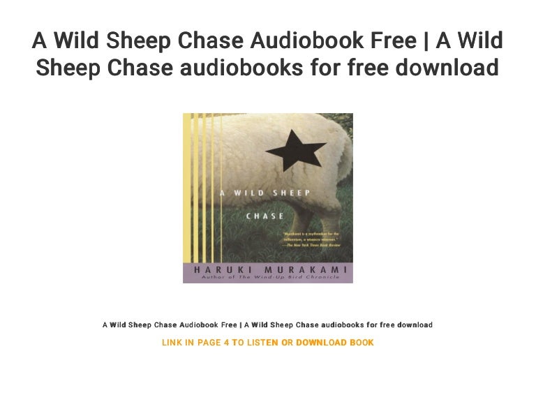 The wild sheep chase The wild sheep chase