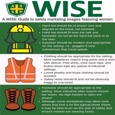 A WISE guide to safety marketing images featuring women.