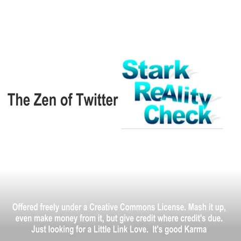 I-Case Presentation: Stark ReAlity--Did you Know? Shift Happens | PPT
