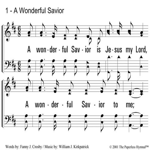 A Wonderful Savior