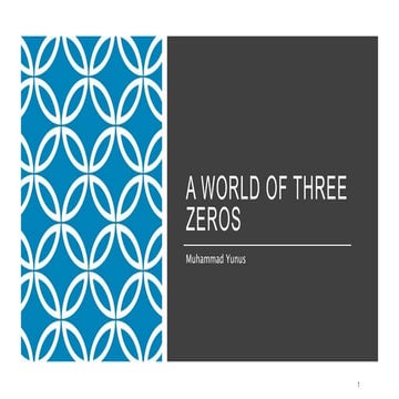 A world of three zeros