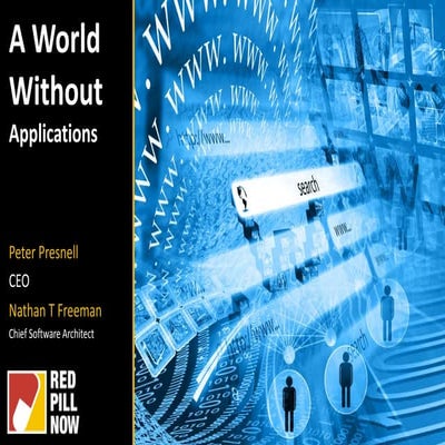 A World Without Applications