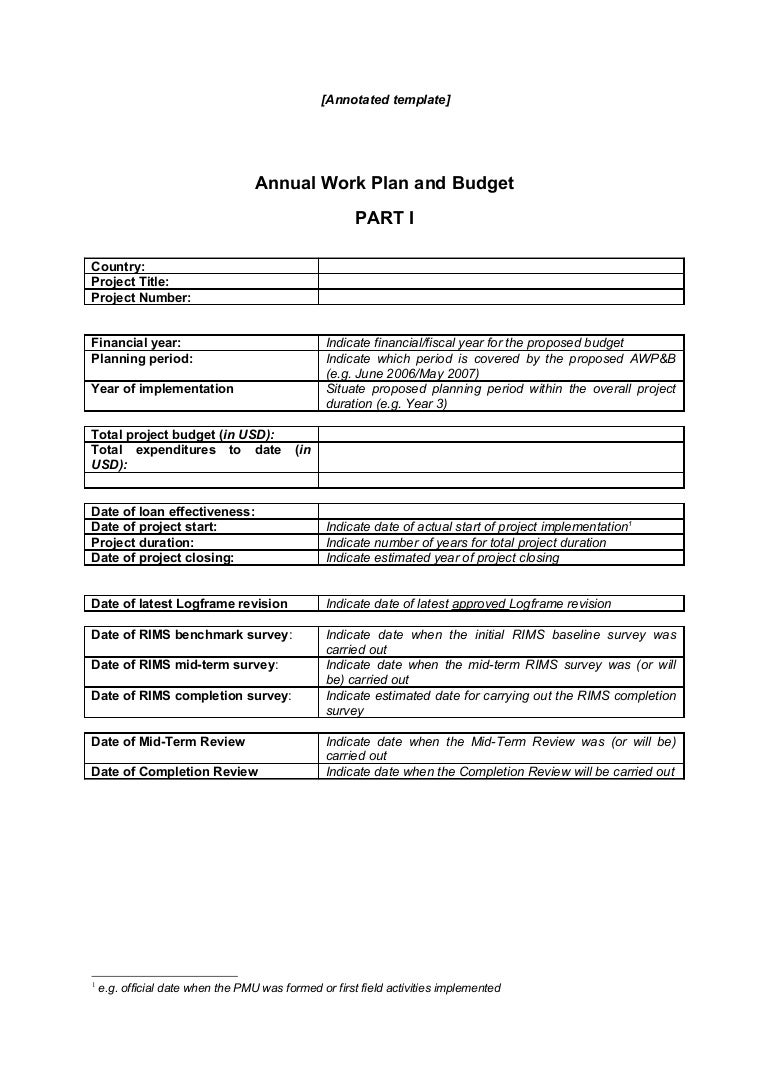 Work plan and budget template - inmotionpolf