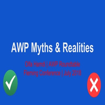 Advanced Work Packaging Myths and Realities 